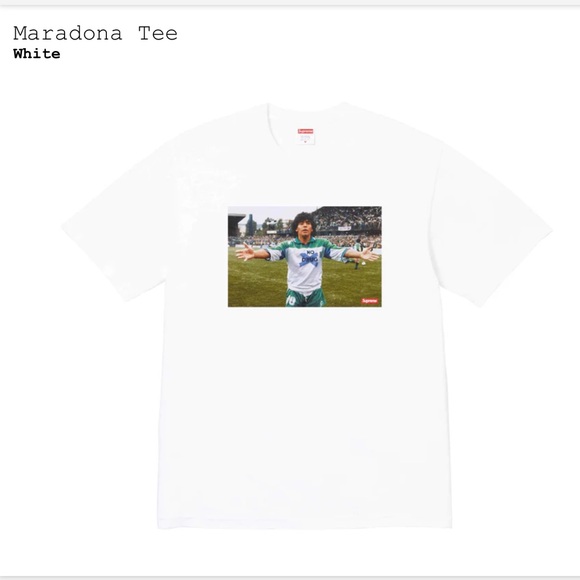 Supreme Maradona Tee🆕